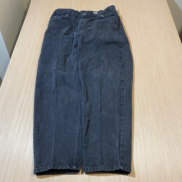 Levi's Other - Vintage Levis 560 Orange Tab Black Loose Fit Tapered Leg Jeans 36x30 Made in USA
